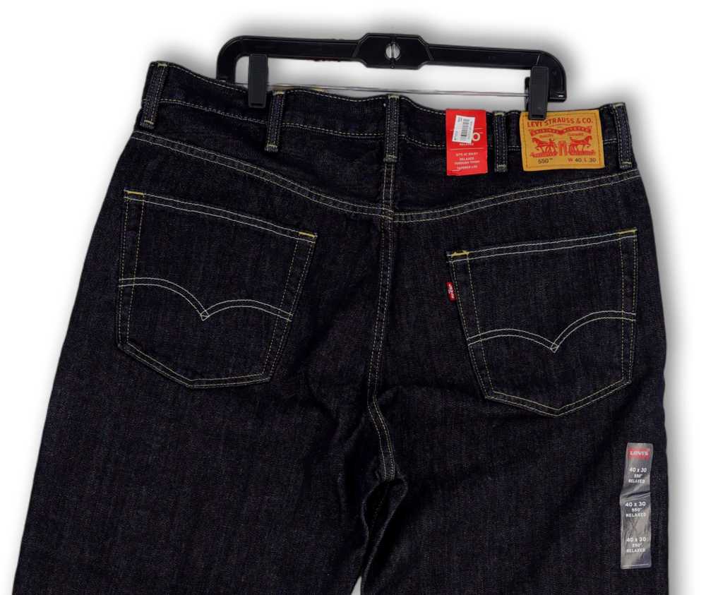 Levi's NWT Mens Blue 550 Denim Relaxed Fit Tapere… - image 4