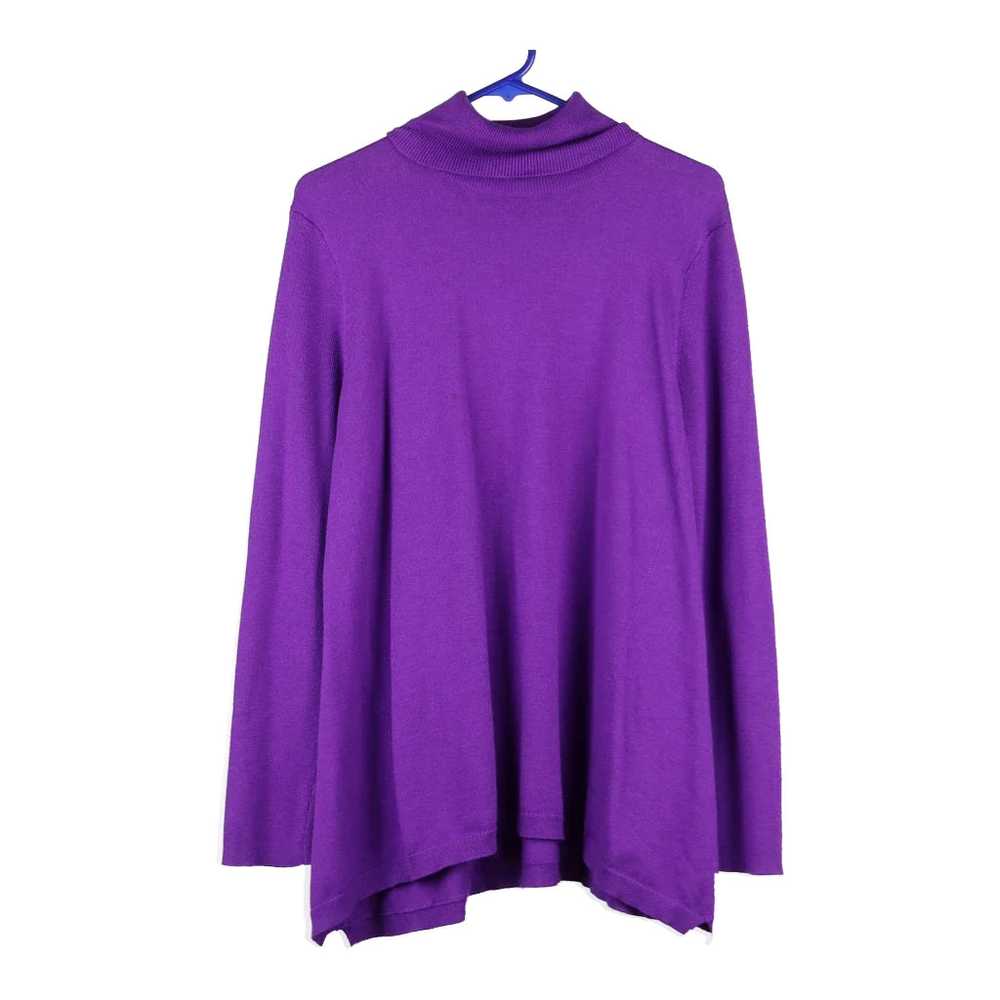 Ralph Lauren Rollneck - XL Purple Cotton - image 1