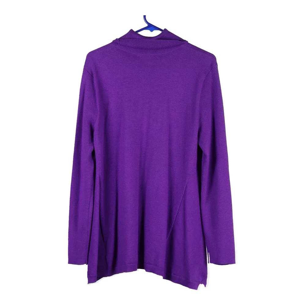 Ralph Lauren Rollneck - XL Purple Cotton - image 2