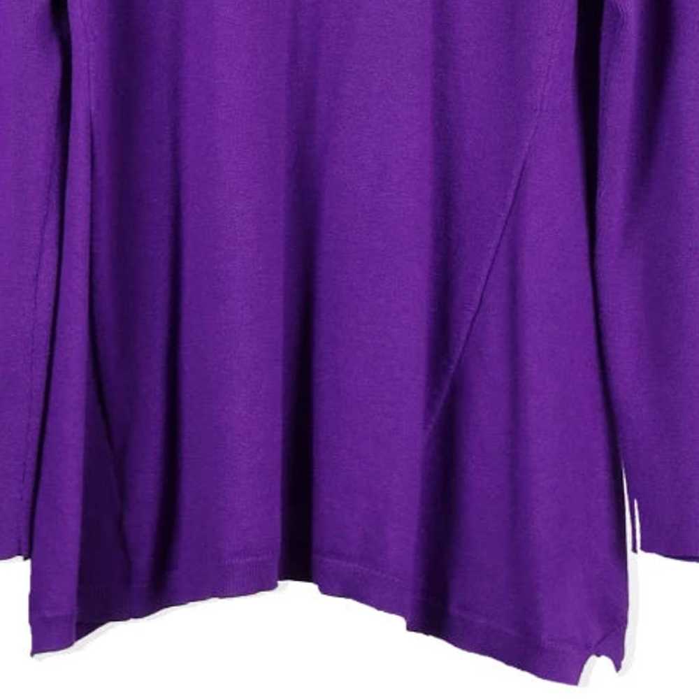 Ralph Lauren Rollneck - XL Purple Cotton - image 6