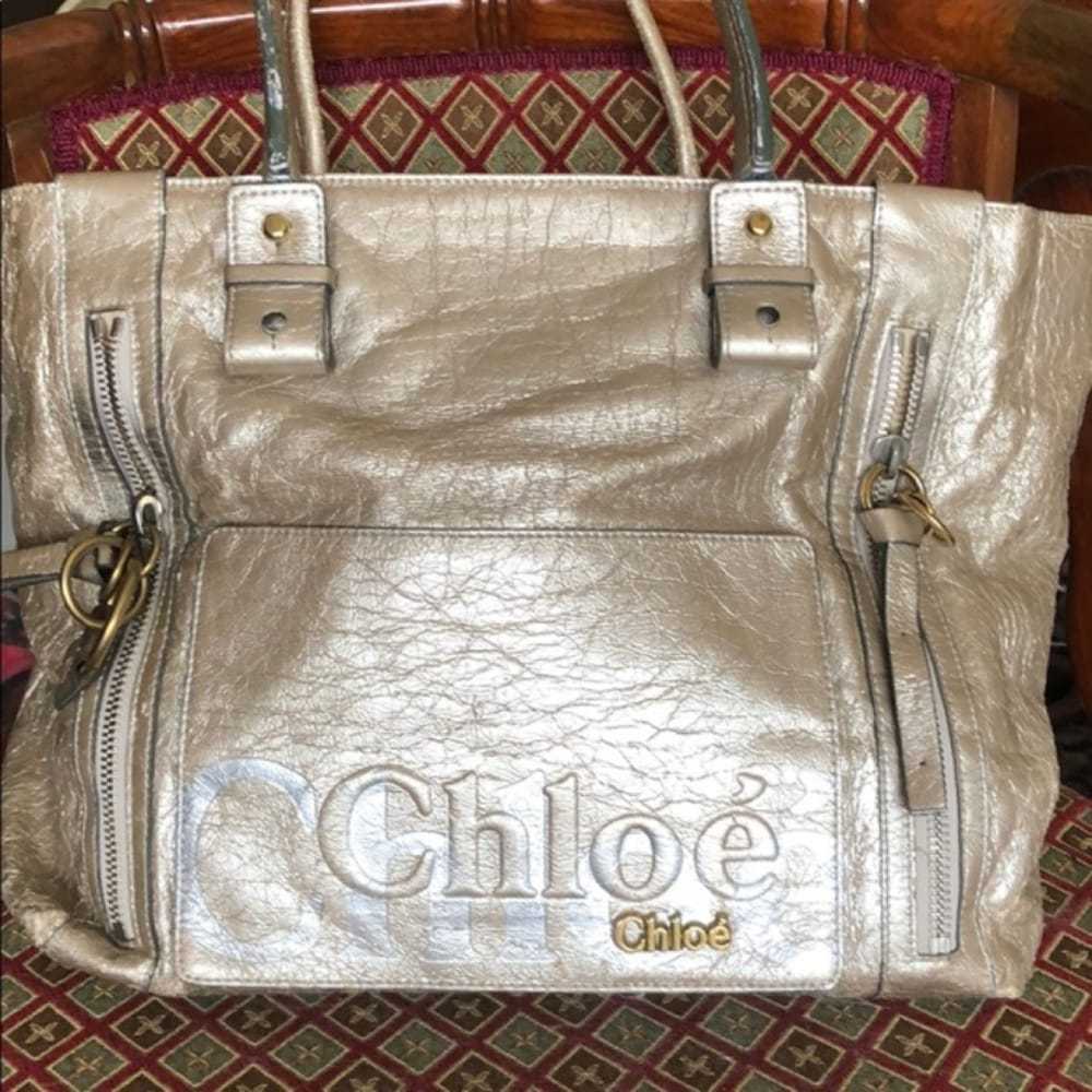 Chloé Leather tote - image 6