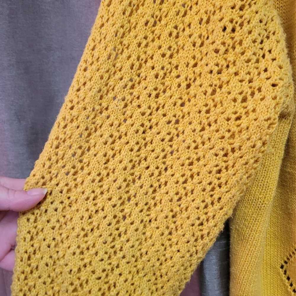 VINTAGE Cervelle Mustard Knit Sweater - image 4