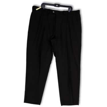 Haggar Clothing NWT Mens Black Flat Front Straigh… - image 1