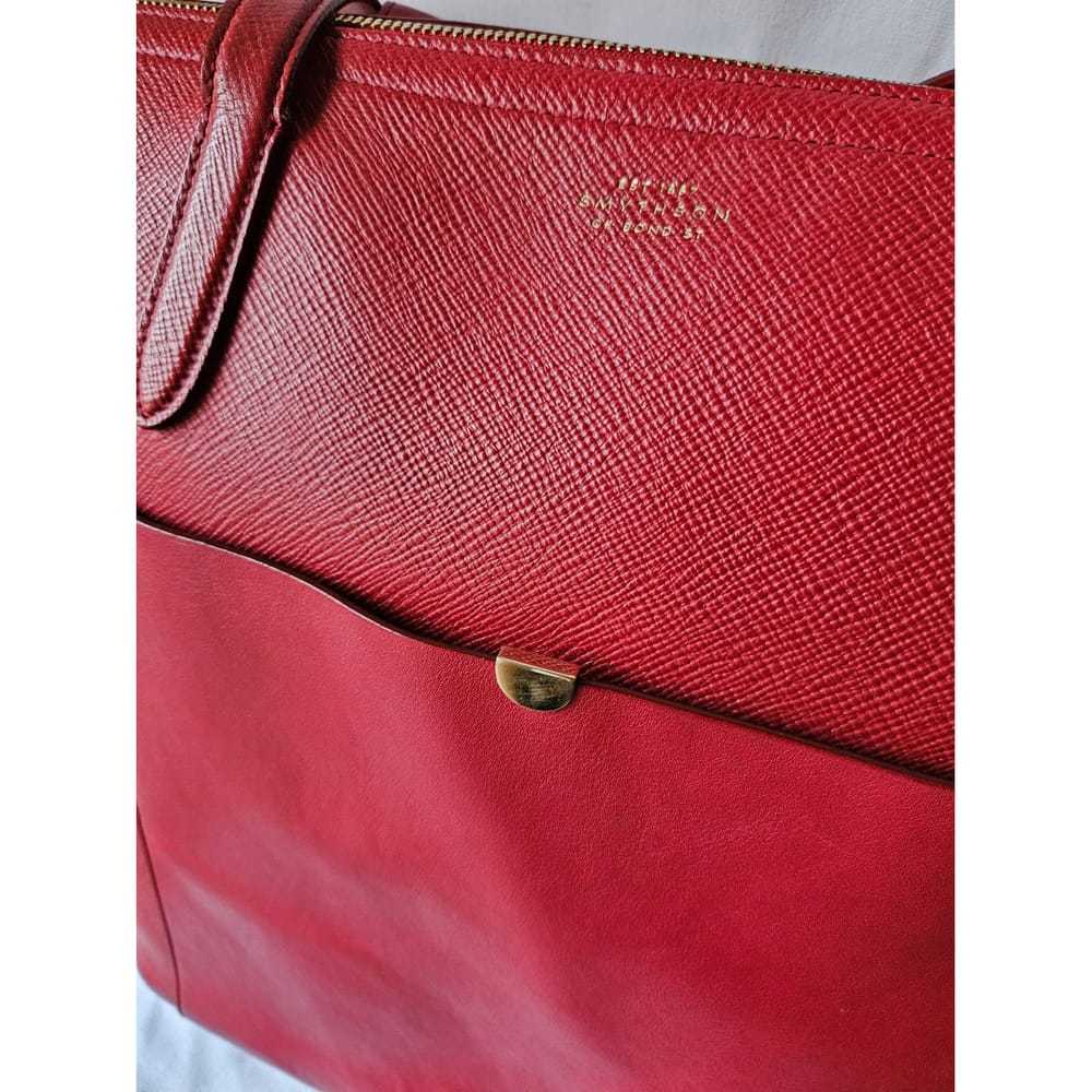 Smythson Leather handbag - image 3