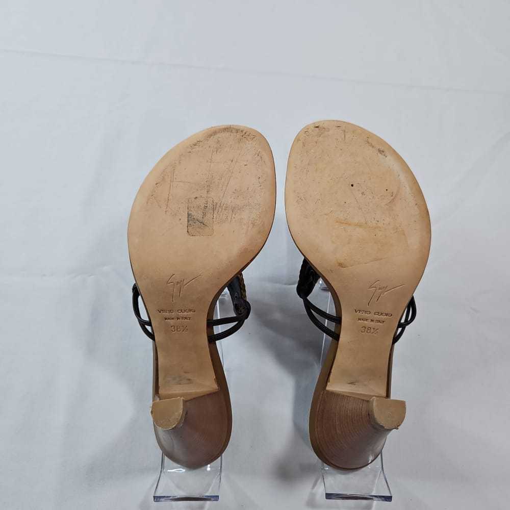 Giuseppe Zanotti Leather sandal - image 7