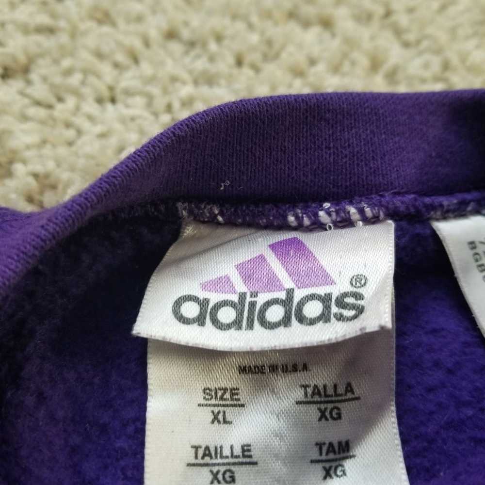 Vintage Adidas purple sweatshirt Sz XL - image 3