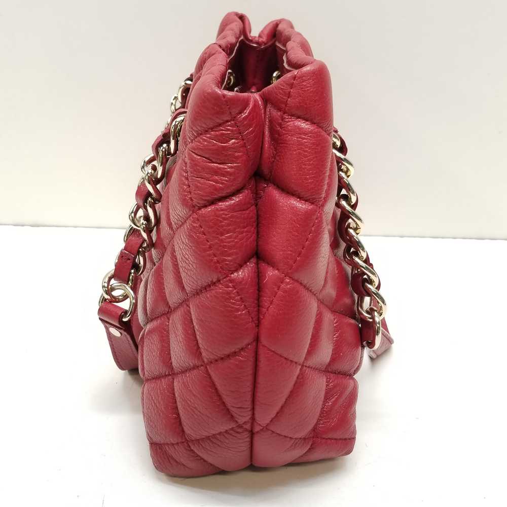 Kate Spade Maryanne Gold Coast Burgundy Quilted L… - image 3