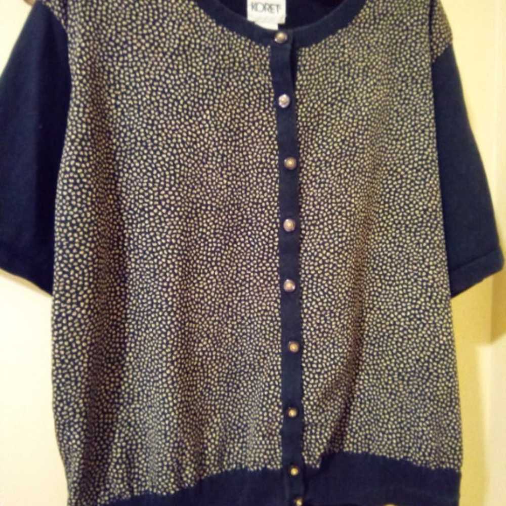 Vintage KORET Short Sleeve Cardigan - image 1