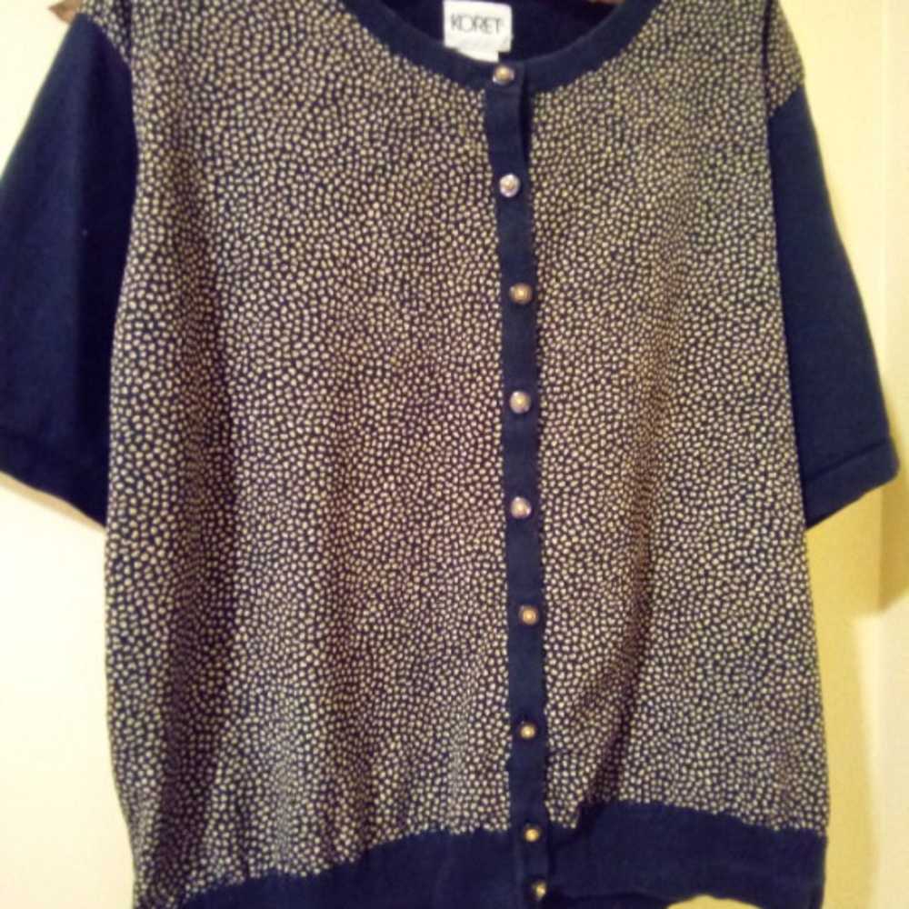 Vintage KORET Short Sleeve Cardigan - image 2