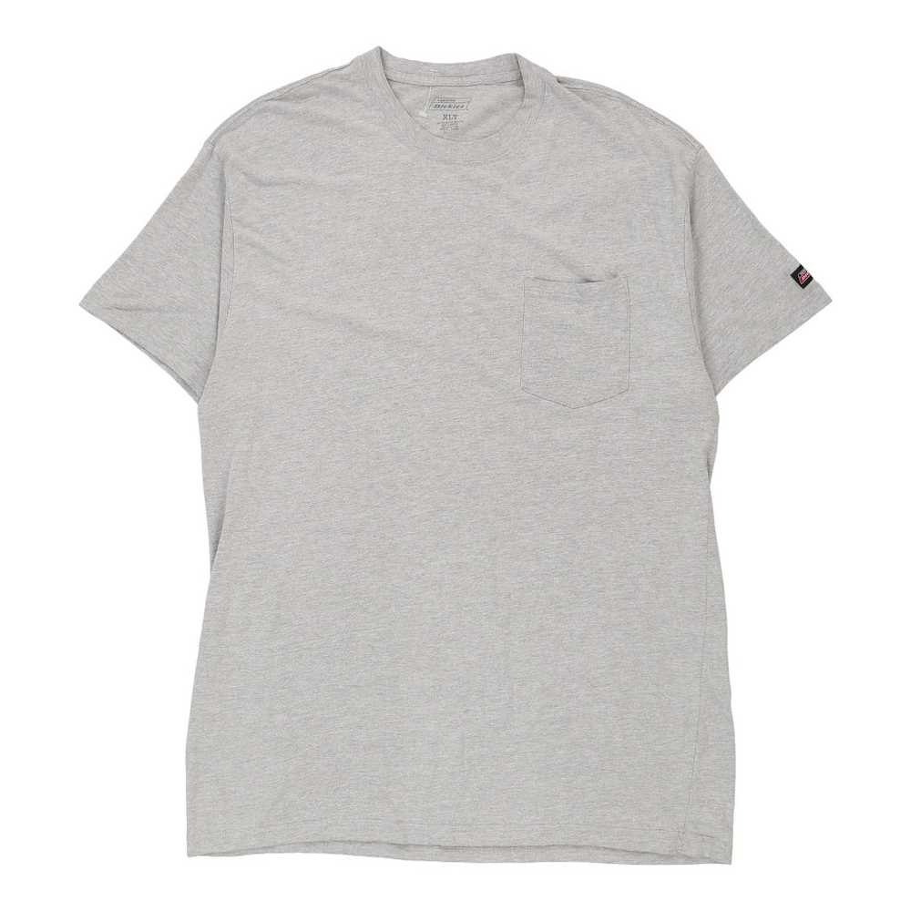 Dickies Tall T-Shirt - XL Grey Cotton - image 1