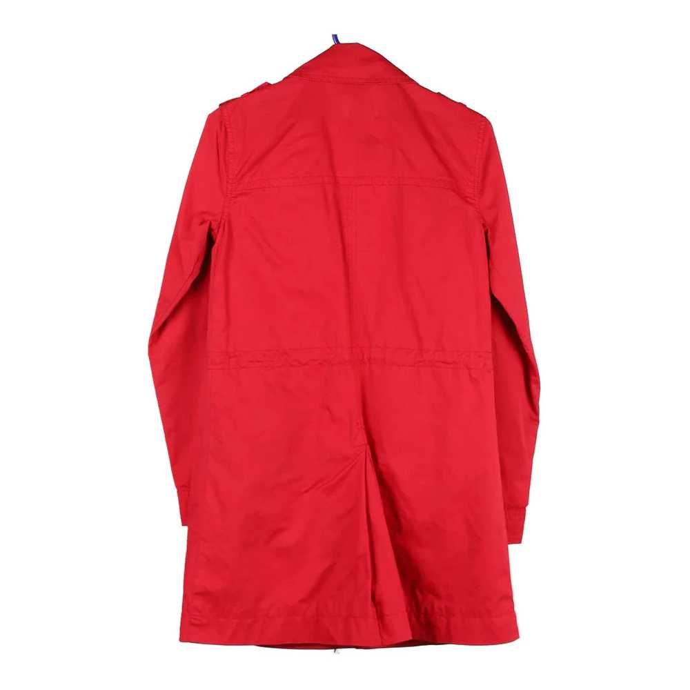 Tommy Hilfiger Trench Coat - XS Red Cotton - image 2