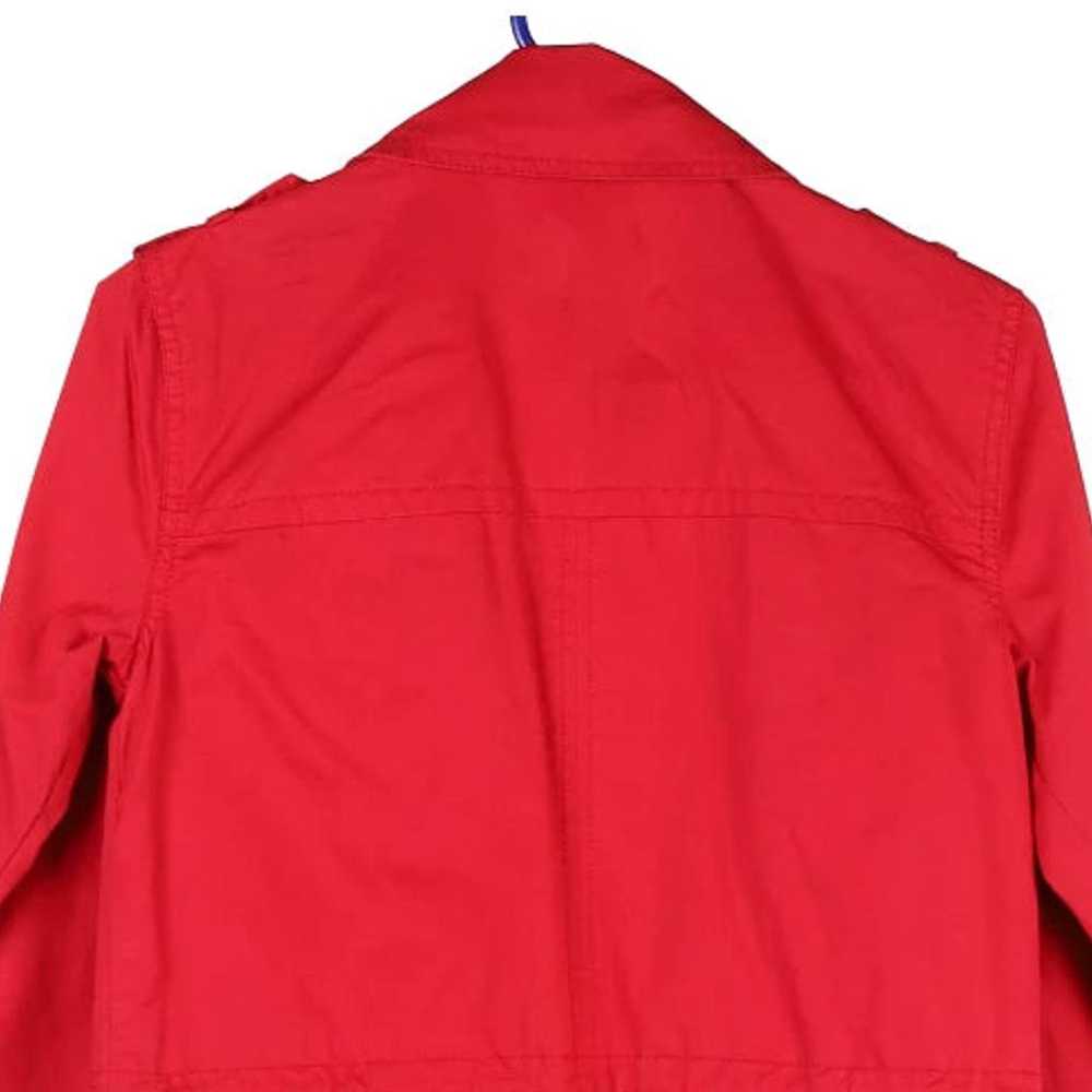 Tommy Hilfiger Trench Coat - XS Red Cotton - image 5