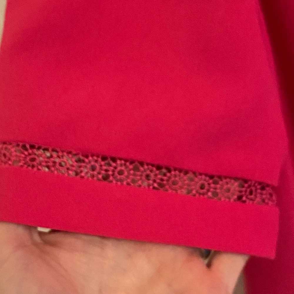 Liz Claiborne Vintage Bright Pink Sheath Dress - image 3