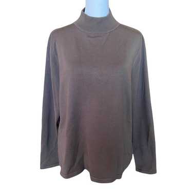 Vintage Pendleton brown silk sweater