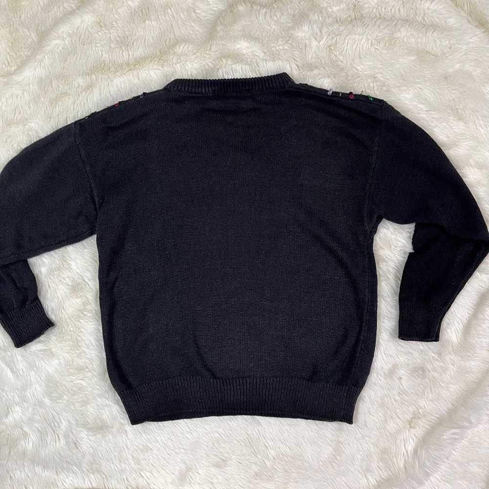 Vintage Beaded Sweater - image 11