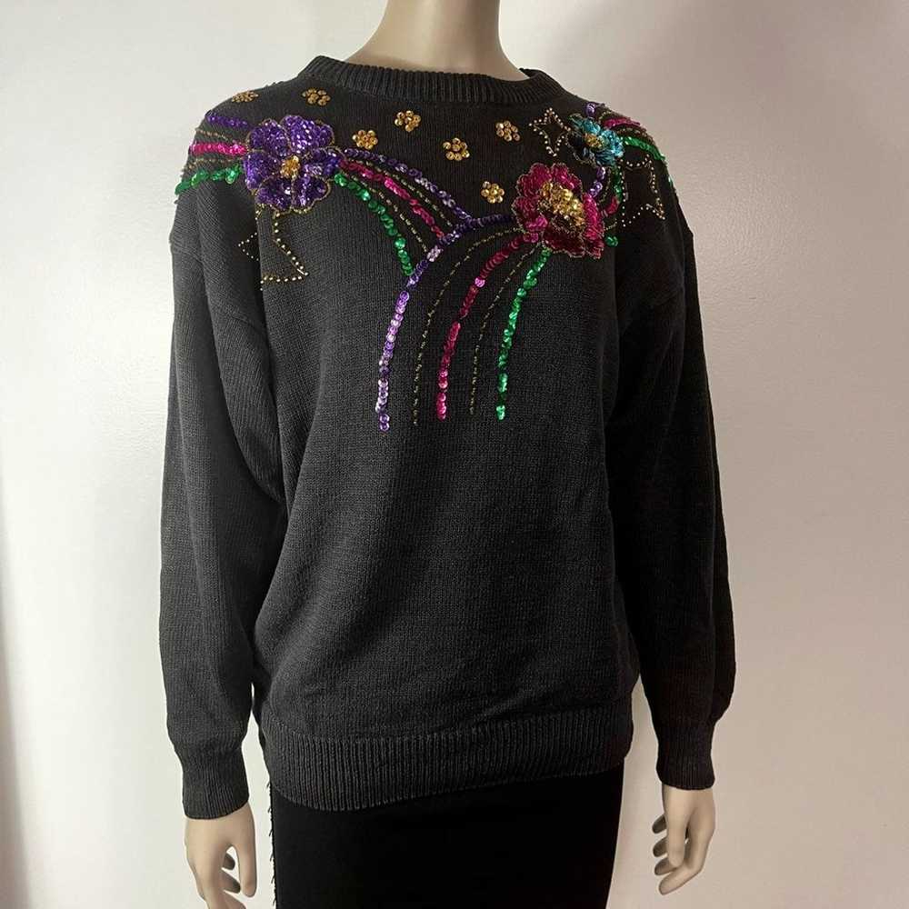 Vintage Beaded Sweater - image 6