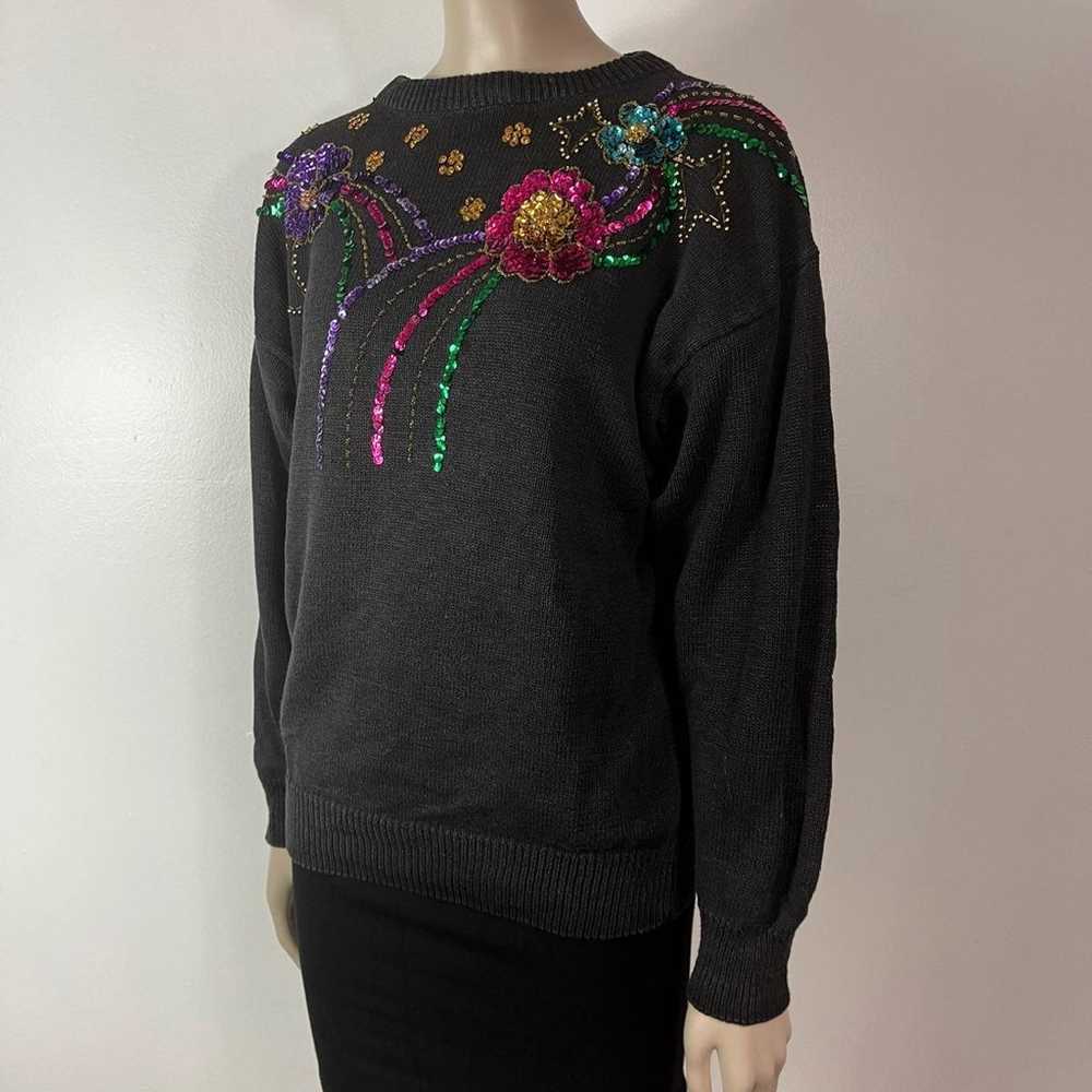 Vintage Beaded Sweater - image 8