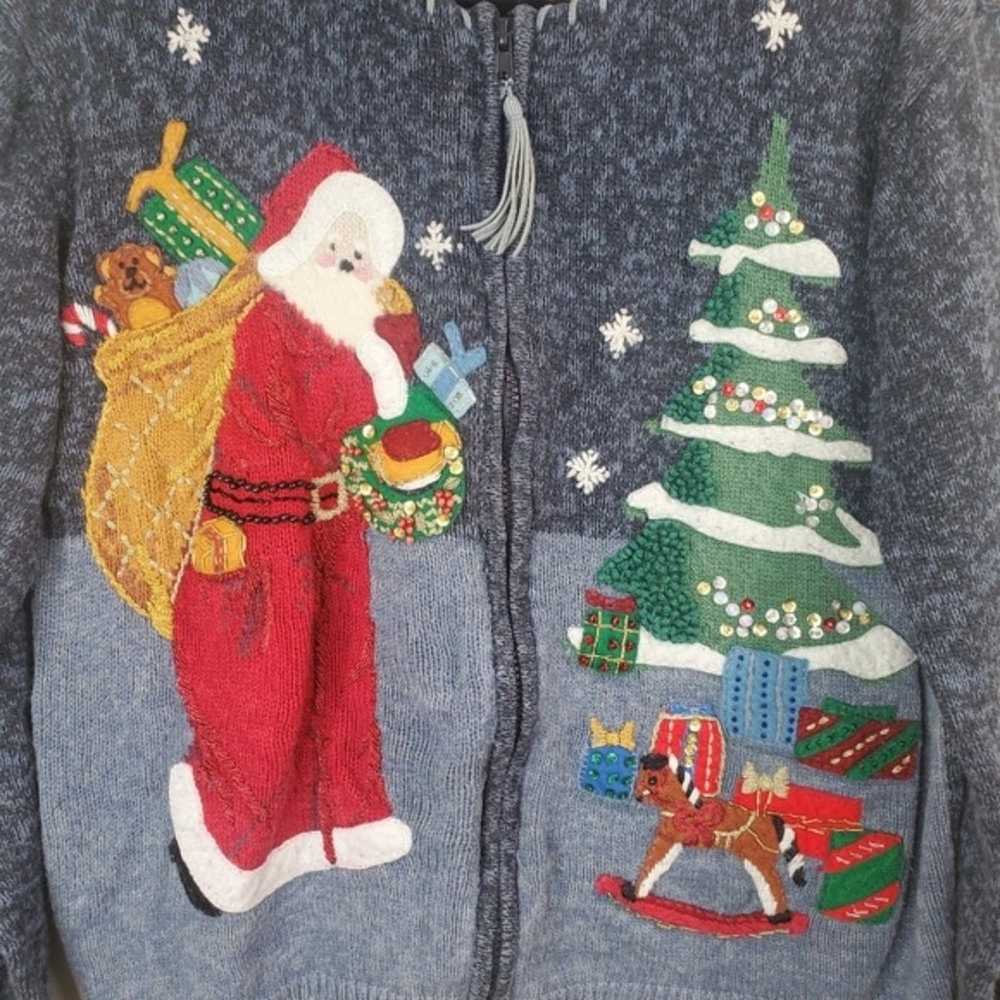Tiara International vintage knitted christmas tre… - image 2