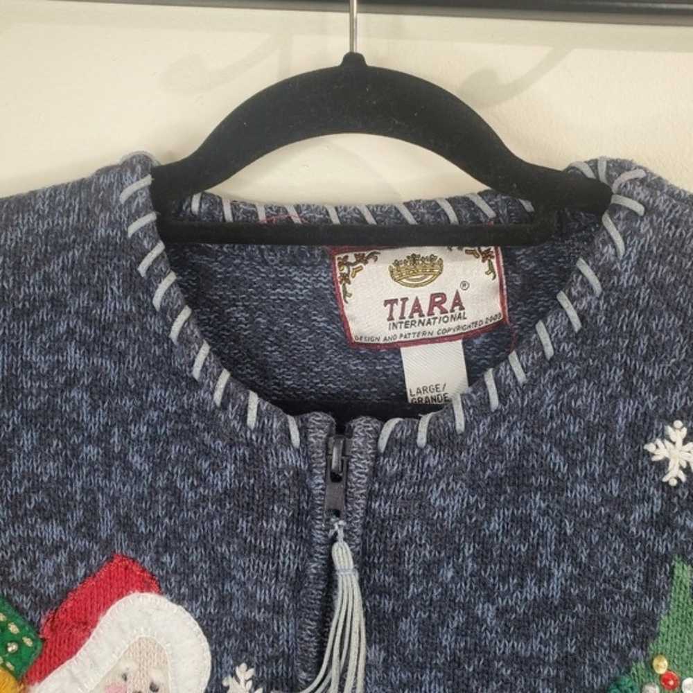Tiara International vintage knitted christmas tre… - image 7