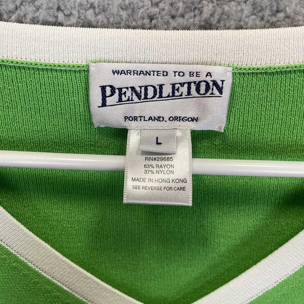 VTG Pendleton Womens Sweater Hong Kong Stretch Kn… - image 7
