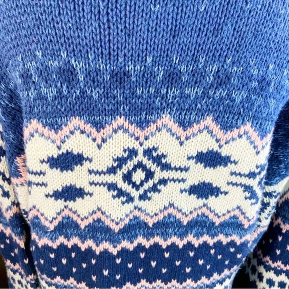 Best American Clothing Co. vintage heavy knit blu… - image 10