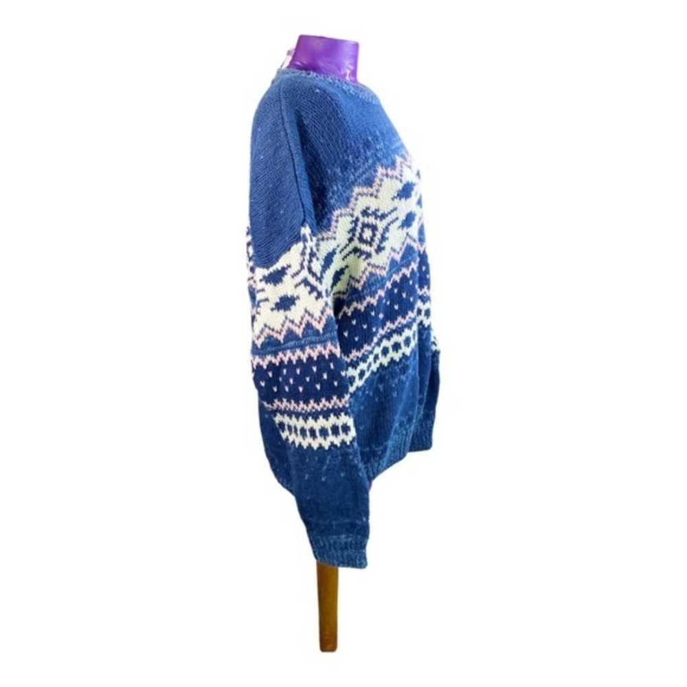 Best American Clothing Co. vintage heavy knit blu… - image 3
