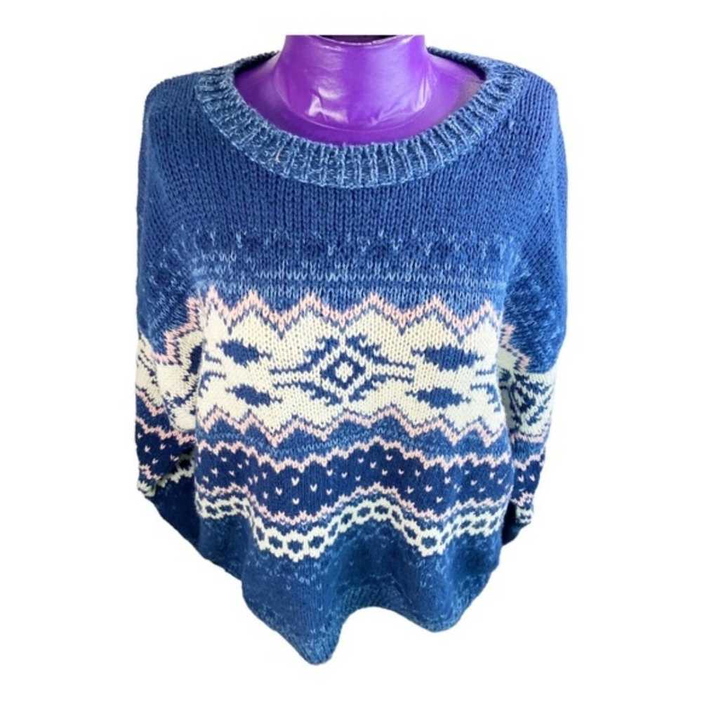 Best American Clothing Co. vintage heavy knit blu… - image 5