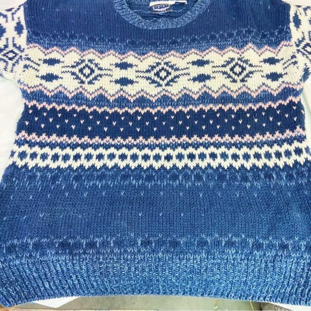 Best American Clothing Co. vintage heavy knit blu… - image 6