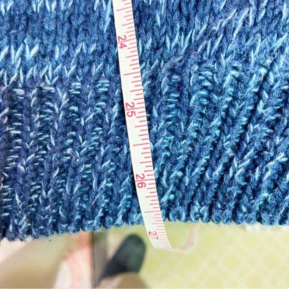 Best American Clothing Co. vintage heavy knit blu… - image 8