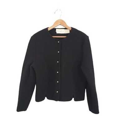 EAGLES EYE Black Size L Vintage Sweater Jacket 10… - image 1