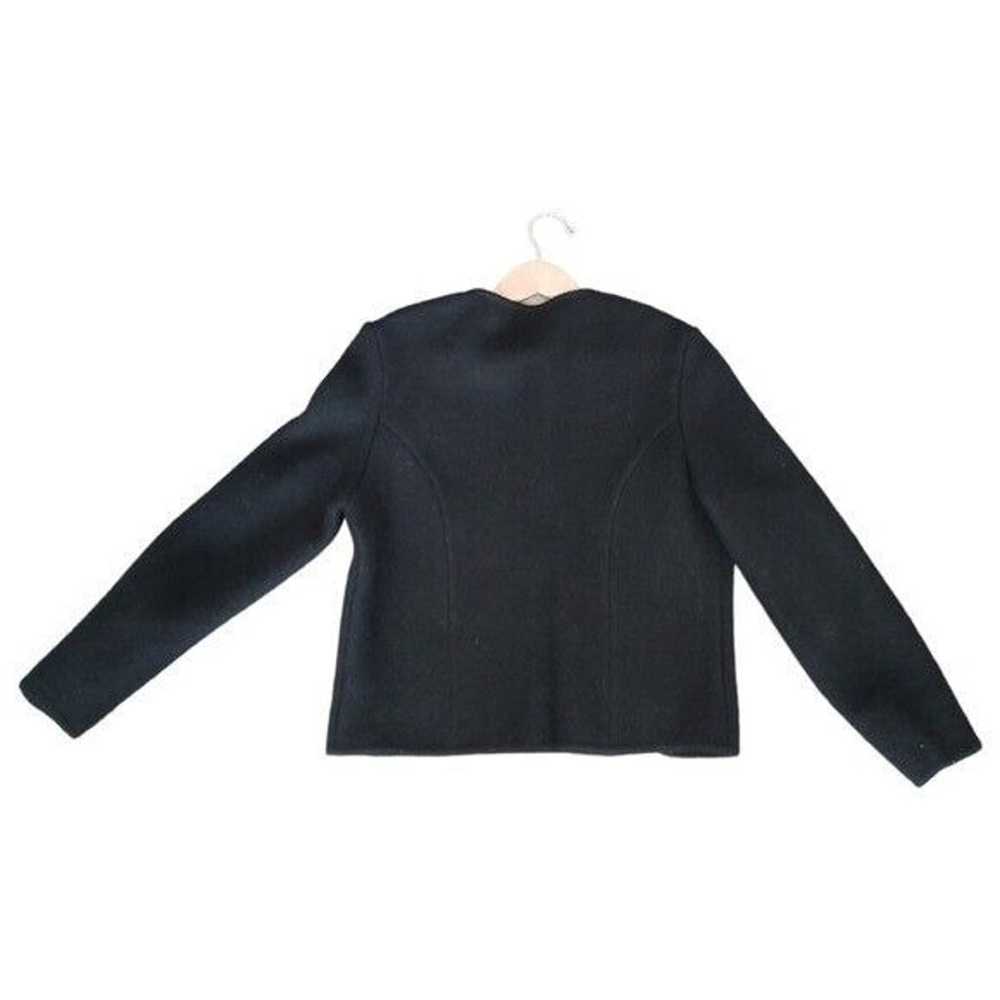 EAGLES EYE Black Size L Vintage Sweater Jacket 10… - image 4