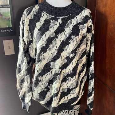 Vintage Unisex Contrast Sweater