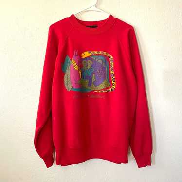 Vintage Laurel Burch Amazonia Sweatshirt