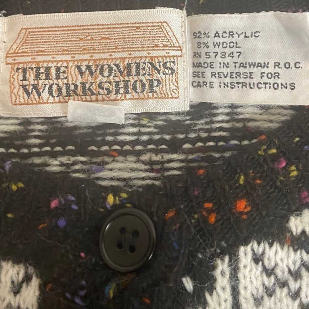 The womens workshop vintage button up longsleeve … - image 3