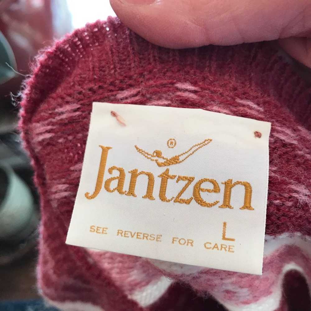 Jantzen Vintage Wool Balloon Sleeve Swea - image 7