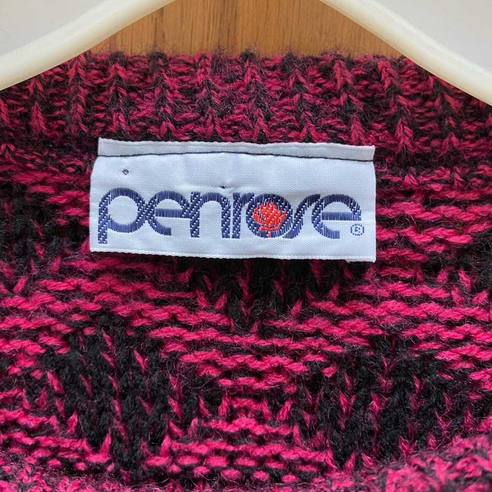 Vintage pink and black Penrose sweater - image 6