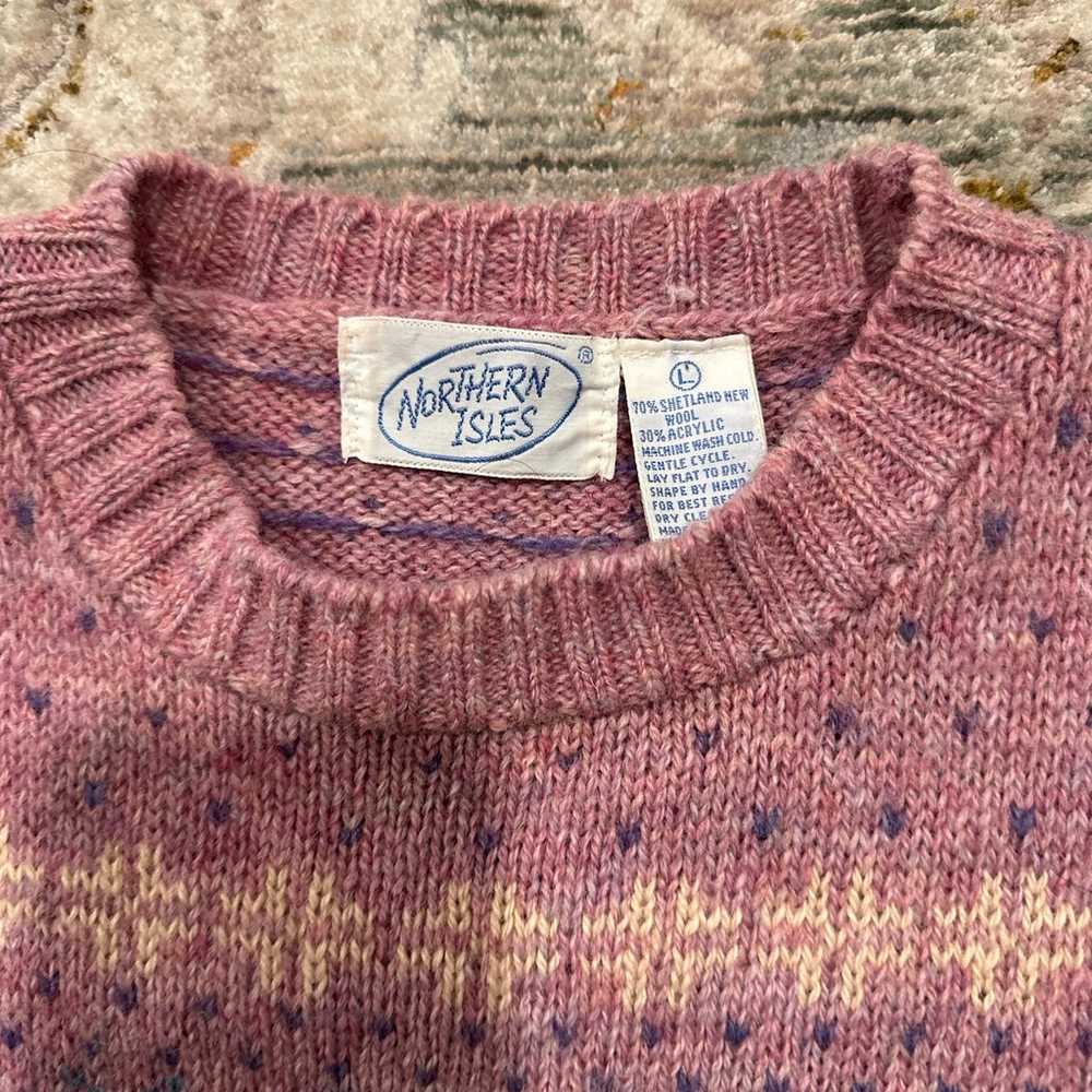 Northern Isles Vintage Sweater Large - image 2