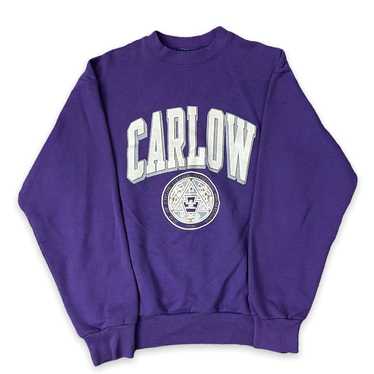 Vintage 80’s Carlow Purple Crewneck Sweatshirt - image 1