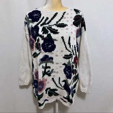 Nuggets Vintage Knit Sweater Women L - image 1