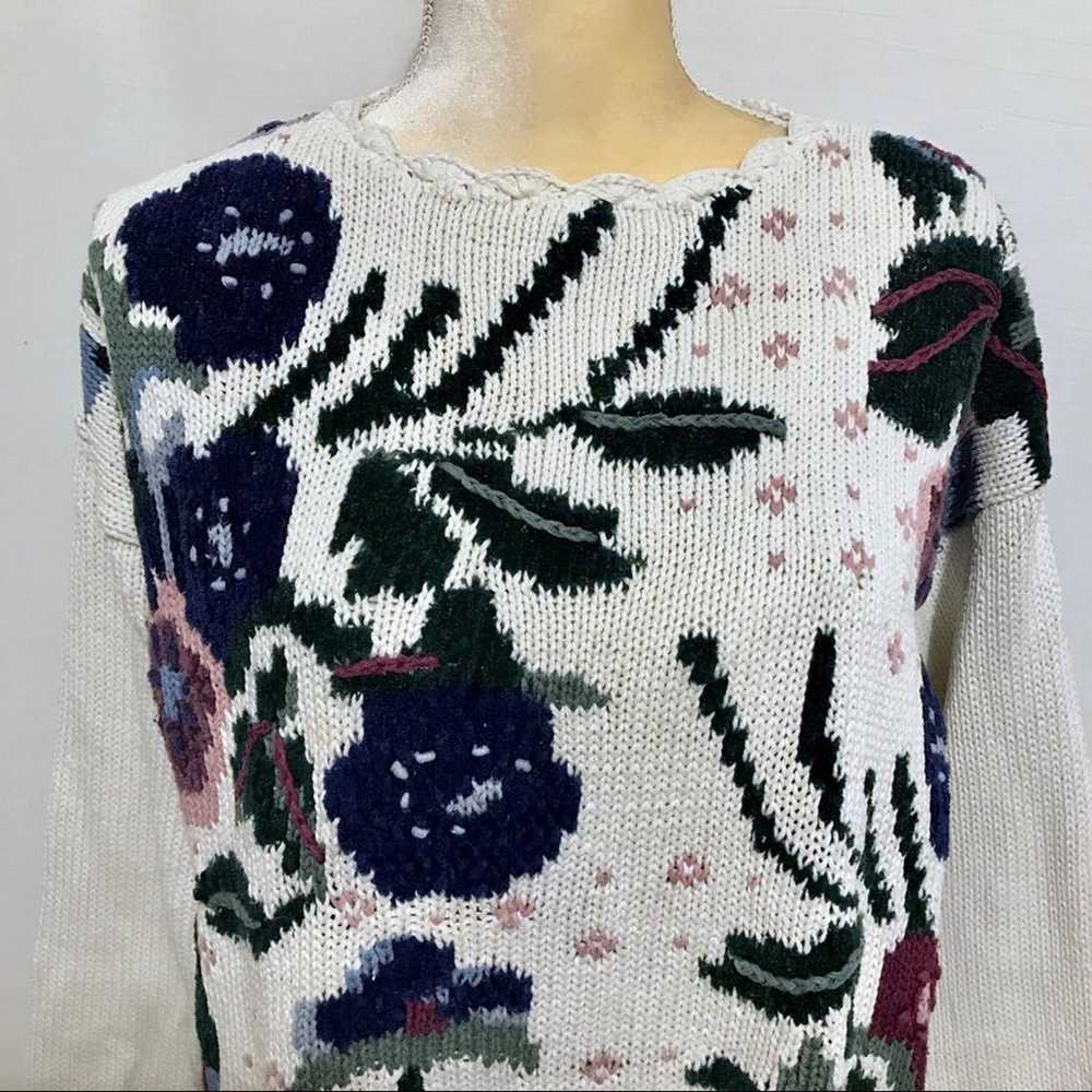 Nuggets Vintage Knit Sweater Women L - image 2