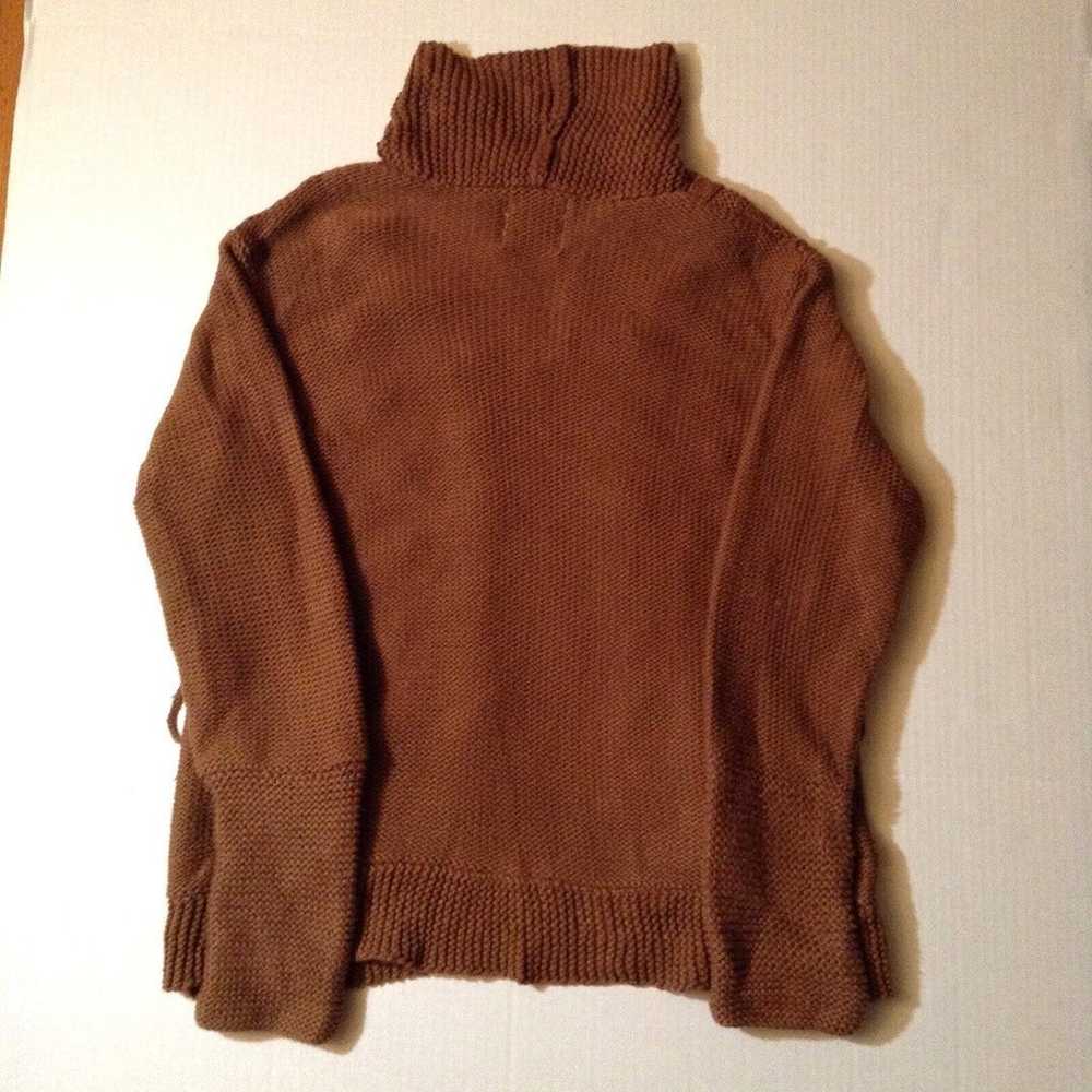 VTG Storybook Knits Sweater Women's L Brown Cable… - image 5