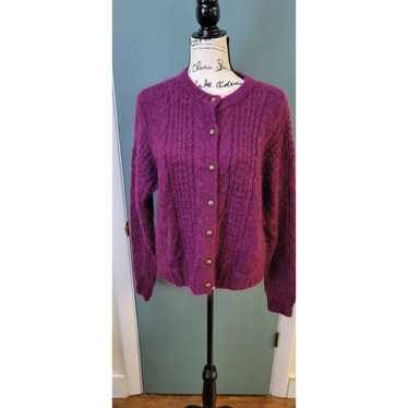 Forenza Women's Size L Vintage Mohair Cardigan Guc