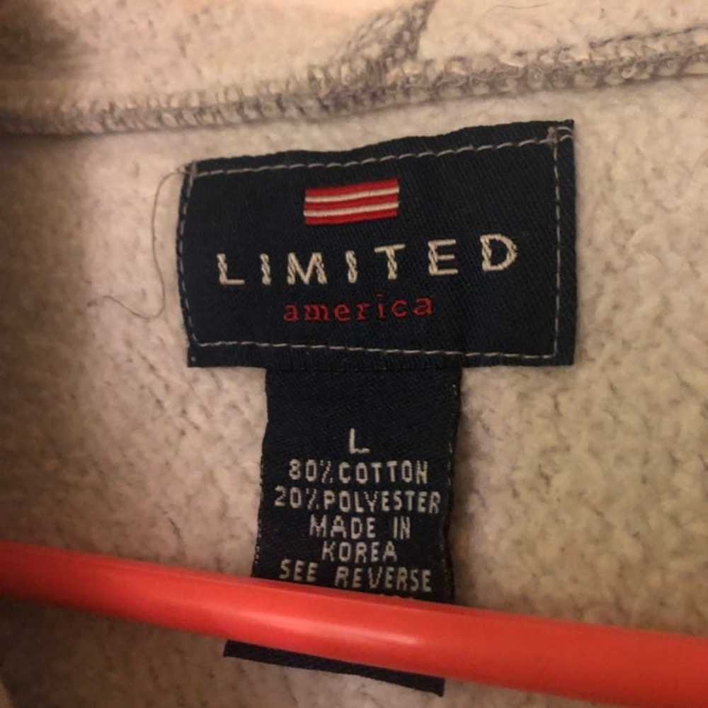 Limited zip up hoodie USA Vintage - image 4