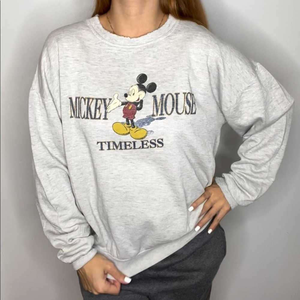 Vintage Disney Mickey Mouse timeless distressed c… - image 1