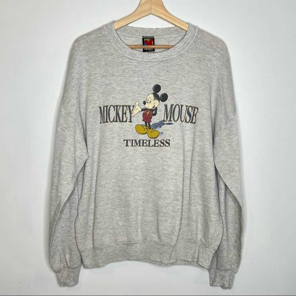 Vintage Disney Mickey Mouse timeless distressed c… - image 2
