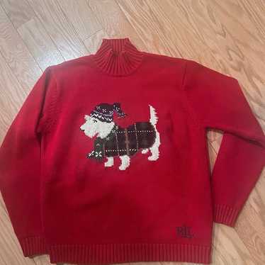 Vintage Ralph Lauren Scottish Terrier Sweater - image 1