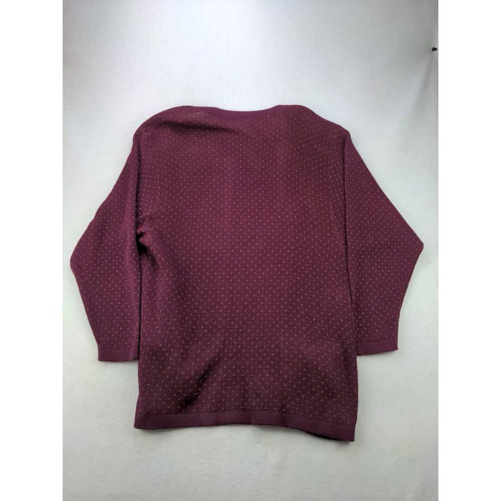 Vintage Womens Leslie Fay Collections Sweater Car… - image 2
