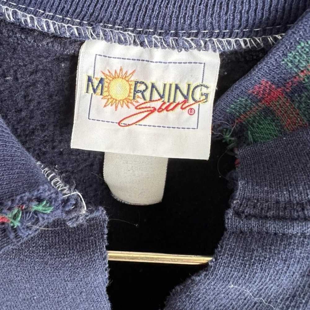 Vintage 1990s Morning Sun Cat Sweater Size XL *Se… - image 3
