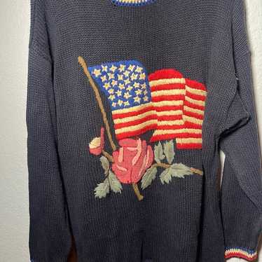 American Flag Sweater - image 1