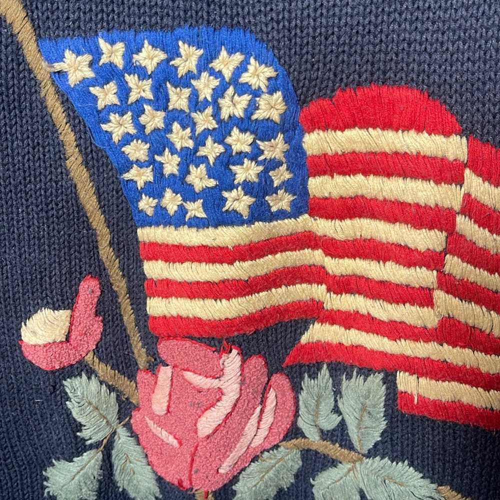 American Flag Sweater - image 4